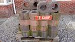 Bloembakken 28 stuks te koop, Ophalen, Kunststof, Gebruikt, Minder dan 60 cm