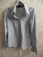 Blauw witte college blouse BIEN BLEU mt 34 XS nieuwstaat, Blauw, Ophalen of Verzenden, Zo goed als nieuw, Maat 34 (XS) of kleiner