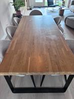 Woood eettafel, Huis en Inrichting, Tafels | Eettafels, Ophalen, Gebruikt, 50 tot 100 cm, Vijf personen of meer