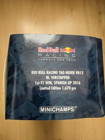 Verstappen 1:18 Spanish GP 2016‑model (1st win) beschikbaar voor biedingen
