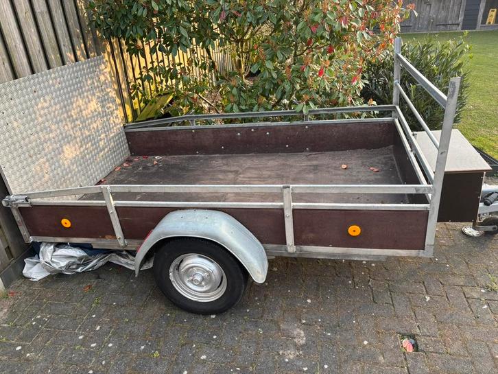 Te koop nette geremde 1000kg enkelasser, Auto diversen, Aanhangers en Bagagewagens, Gebruikt, Ophalen