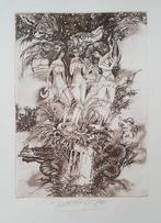 Exlibris / Ex libris O. Naboka, drie gratiën, mythologie, Antiek en Kunst, Verzenden