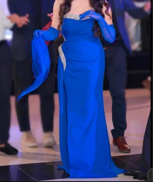 Galajurk/ avondjurk, Kleding | Dames, Gelegenheidskleding, Zo goed als nieuw, Galajurk, Blauw, Ophalen of Verzenden