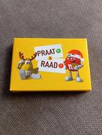 Spel Praat&Raad M&M, Hobby en Vrije tijd, Gezelschapsspellen | Kaartspellen, Ophalen of Verzenden, Zo goed als nieuw