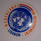 Libanon VN Unifil sticker, Verzamelen, Verzenden, Landmacht, Nederland, Embleem of Badge