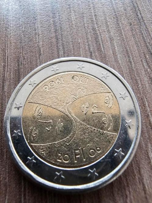 herdenkingsmunt van Finland,100 jaar vrouwenkiesrecht, Postzegels en Munten, Munten | Europa | Euromunten, 2 euro, Finland, Ophalen of Verzenden