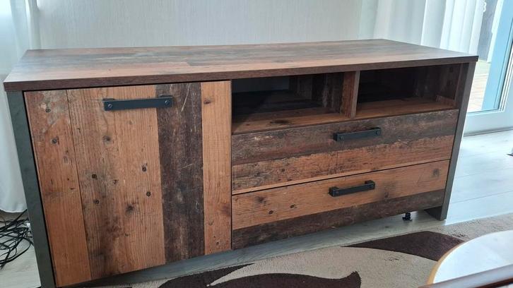 Stoer TV Meubel met Opbergruimte, Huis en Inrichting, Kasten | Televisiemeubels, Gebruikt, Minder dan 100 cm, 100 tot 150 cm, 50 tot 75 cm