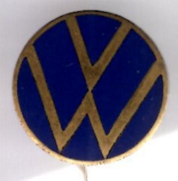 VW Volkswagen blauw email koper auto speldje 18 mm ( D_142) beschikbaar voor biedingen
