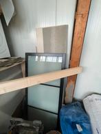 Opdekdeur, Doe-het-zelf en Verbouw, Kozijnen en Schuifpuien, Deurkozijn, Zo goed als nieuw, 150 tot 225 cm, Hout