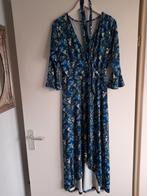 Dames bloemetjes jurk lang model mt 38, Ophalen of Verzenden, Zo goed als nieuw, Maat 38/40 (M), Onder de knie