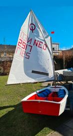 Optimist met meetbrief, Watersport en Boten, Ophalen, Zo goed als nieuw, Minder dan 15 m²