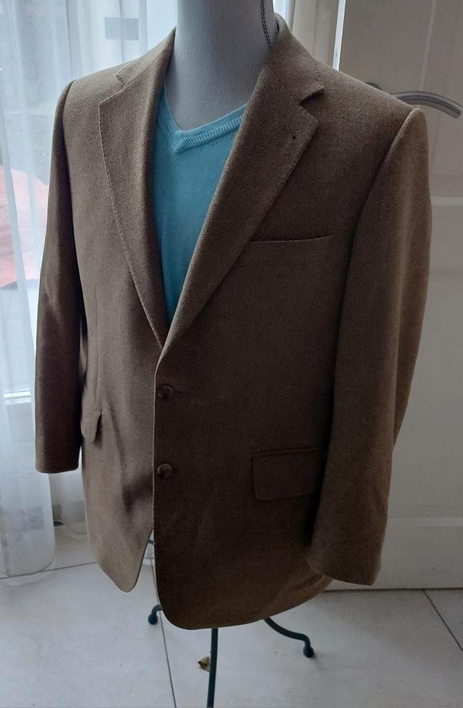 Burberry London Blazer - Stijlvol & Tijdloos, Kleding | Heren, Kostuums en Colberts, Gedragen, Overige maten, Bruin, Ophalen of Verzenden