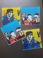 Glazen onderzetters Herman Brood, Ophalen of Verzenden