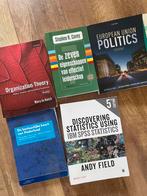 Diverse Studieboeken, Bestuurskunde, Politicologie, rechten, Boeken, Ophalen of Verzenden, Beta, Zo goed als nieuw, HBO