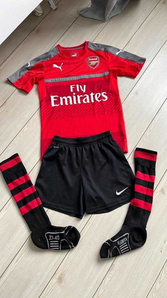 146 152 sport set jongen meisje zwart voetbal schoolgym, Kinderen en Baby's, Kinderkleding | Maat 146, Zo goed als nieuw, Jongen of Meisje