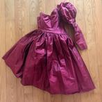 Bordeauxrode cocktailjurk, Maat 38/40 (M), Cocktailjurk, Ophalen of Verzenden, Zo goed als nieuw