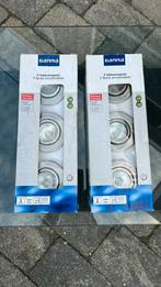 6 Inbouwspots IP23 geschikt voor badkamer, Halogeen, Metaal of Aluminium, Nieuw, Ophalen of Verzenden