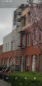 Complete Steiger 11m - Zeer Goede Staat, Doe-het-zelf en Verbouw, Steigers, Ophalen of Verzenden, Zo goed als nieuw, Gevelsteiger