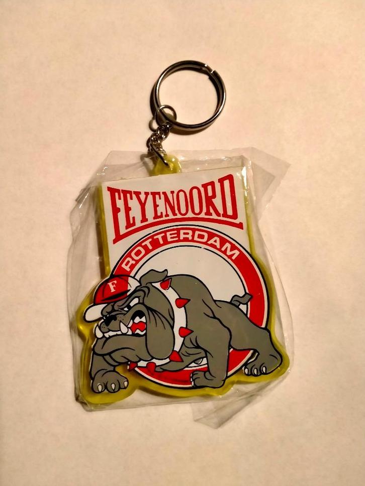 Feyenoord Rotterdam voetbal vintage plastic sleutelhanger 2, Verzamelen, Sportartikelen en Voetbal, Gebruikt, Feyenoord, Ophalen of Verzenden