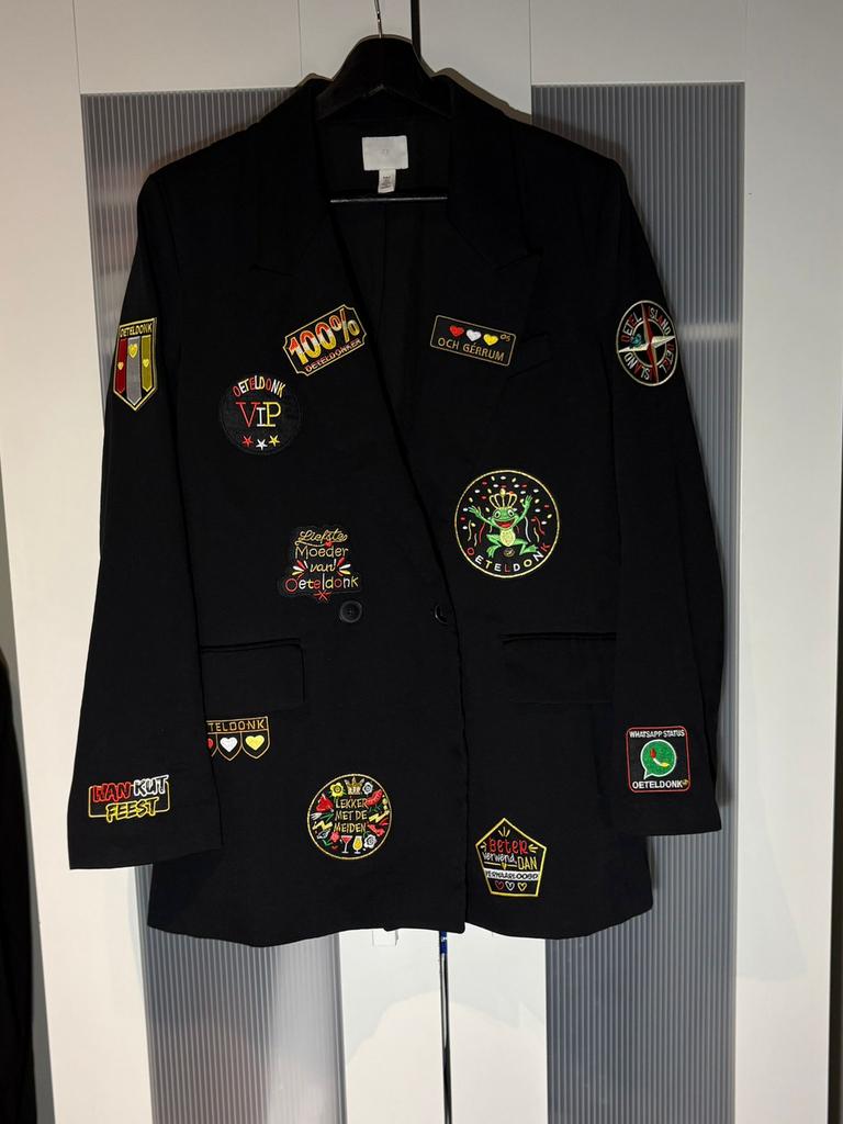 Dames Oeteldonk jasje maat S, Ophalen of Verzenden, Zo goed als nieuw, Carnaval, Kleding