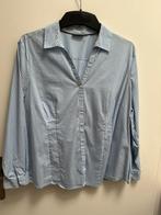 Lichtblauw- wit gestreepte blouse, Yessica, XL, Blauw, Maat 46/48 (XL) of groter, Ophalen of Verzenden, Zo goed als nieuw