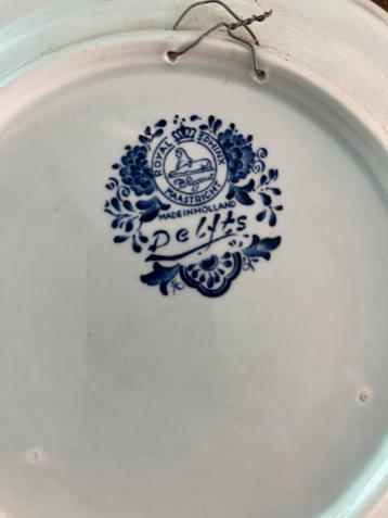 Delfts blauw bord te koop beschikbaar voor biedingen