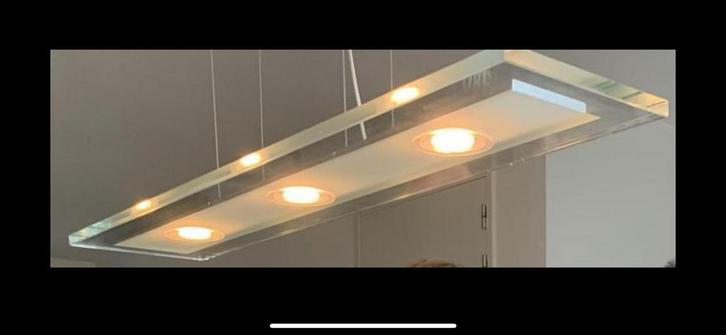 Philips Ledino hanglamp z.g.a.n, Huis en Inrichting, Lampen | Hanglampen, 75 cm of meer, Glas, Ophalen