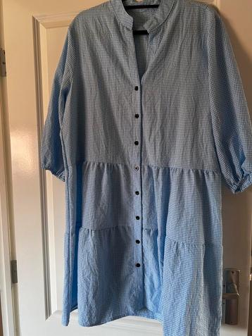 Zomerjurk blauw wit ruitje maat XXL beschikbaar voor biedingen