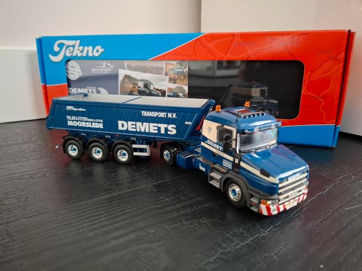 Tekno Scania 144T Demets, Hobby en Vrije tijd, Modelauto's | 1:50, Nieuw, Bus of Vrachtwagen, Tekno, Ophalen of Verzenden
