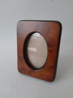 fotolijstje hout met ovaal venster (497a), Antiek en Kunst, Ophalen of Verzenden