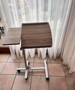 Verstelbare Laptoptafel met Wieltjes, Computers en Software, Laptoptafels, Ophalen, Zo goed als nieuw, In hoogte verstelbaar