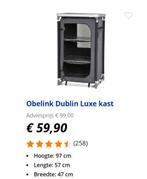 Obelink Dublin Luxe kast, Ophalen, Zo goed als nieuw, Campingkast