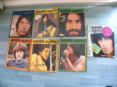 muziek expres -kralingen-woodstock-isle of wight-stones park, Verzamelen, Tijdschriften, Kranten en Knipsels, Tijdschrift, 1960 tot 1980
