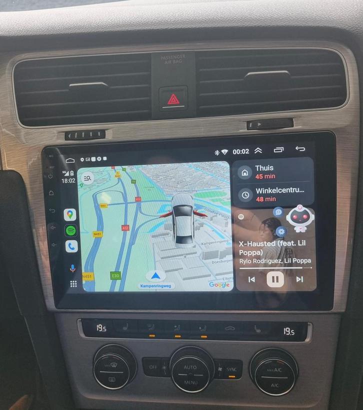 Volkswagen Golf 7 CarPlay Android auto usb Bluetoo, Auto diversen, Autoradio's, Zo goed als nieuw, Ophalen of Verzenden