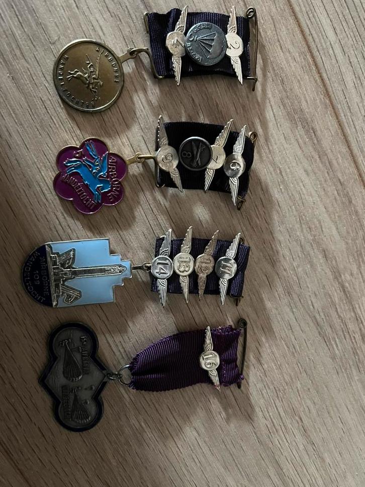 Airborne medailles, Postzegels en Munten, Penningen en Medailles, Overige materialen, Ophalen of Verzenden