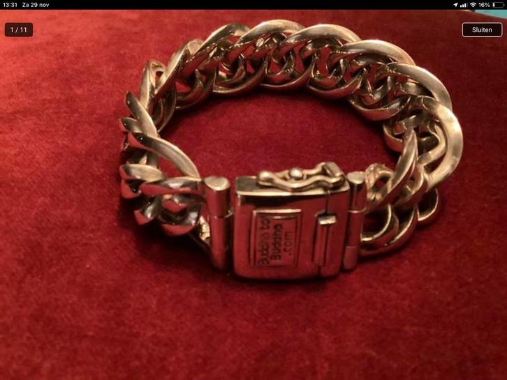 Buddha to buddha armband “ Nathalie small” zo goed als nieuw, Sieraden, Tassen en Uiterlijk, Armbanden, Zo goed als nieuw, Zilver