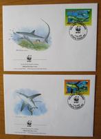 Tokelau, WWF serie Pelagische voshaai, op FDC's, 2002, Verzenden, Gestempeld, Dier of Natuur