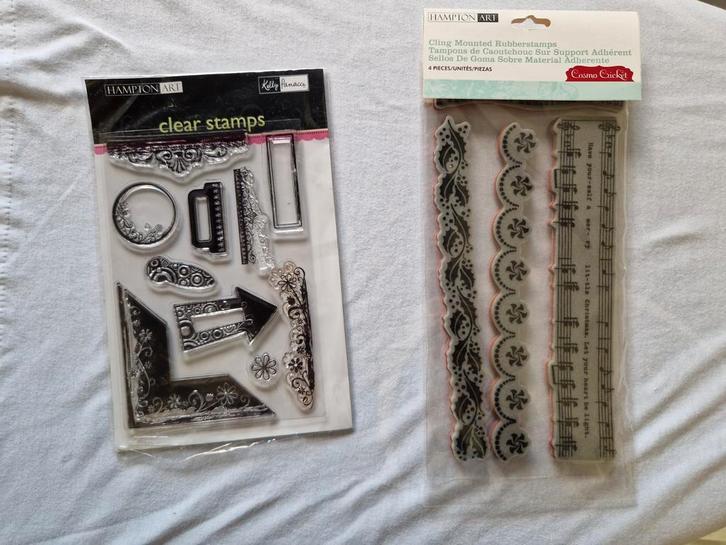 Stempel Set van 5- Diverse Motieven, Hobby en Vrije tijd, Stempelen, Zo goed als nieuw, Clearstamp, Ophalen of Verzenden