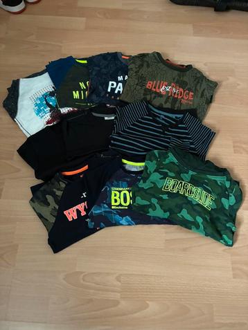 Longsleeves maat 110/116 WE beschikbaar voor biedingen