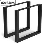 Bodo - Stalen onderstel - Tafelpoten U 80x72cm RETOUR/SCHADE, Tafelpoot, Gebruikt, 50 tot 100 cm, Info@bo-do.nl