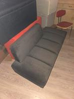 Bank sofa slaapkamer of bijzet bankje . Fluweel donker grijs, Huis en Inrichting, Ophalen, 75 tot 100 cm, Stof, Minder dan 150 cm