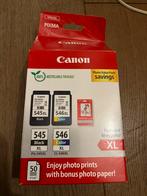 Canon 545XL/546XL Cartridge Zwart/Kleur - Nieuwstaat, Computers en Software, Printerbenodigdheden, Ophalen of Verzenden, Nieuw