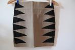 Triangle pattern skirt (Forever 21), Bruin, Ophalen of Verzenden, Forever 21, Maat 36 (S)