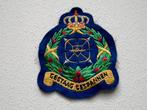 Oud kroonembleem op vilt Vliegbasis Volkel, Verzenden, Luchtmacht, Nederland, Embleem of Badge
