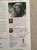 Lana Turner boek en promo folder handtekening Cheryl Crane, Verzamelen, Ducoso, Overige typen, Nieuw, Ophalen of Verzenden