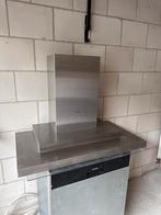 Siemens RVS afzuigkap 90 cm breed, Ophalen, Gebruikt, 400 tot 600 m³ per uur, Vrijstaand