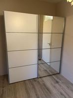 Schuifdeurkast Verona wit met spiegel deur, Huis en Inrichting, Kasten | Kledingkasten, Ophalen, 200 cm of meer, 150 tot 200 cm