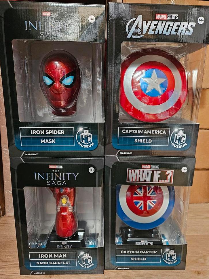 Eaglemoss Marvel Film Replica Beeldjes (4 stuks), Verzamelen, Beelden en Beeldjes, Zo goed als nieuw, Ophalen of Verzenden