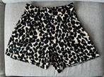 H&M Korte Broek - Viscose - Print, Maat 38/40 (M), H&M, Kort, Zwart