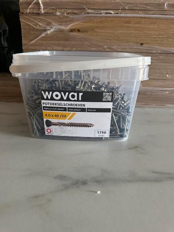 Wovar Potdekselschroeven 4.0 x 40 mm - 1750 stuks beschikbaar voor biedingen